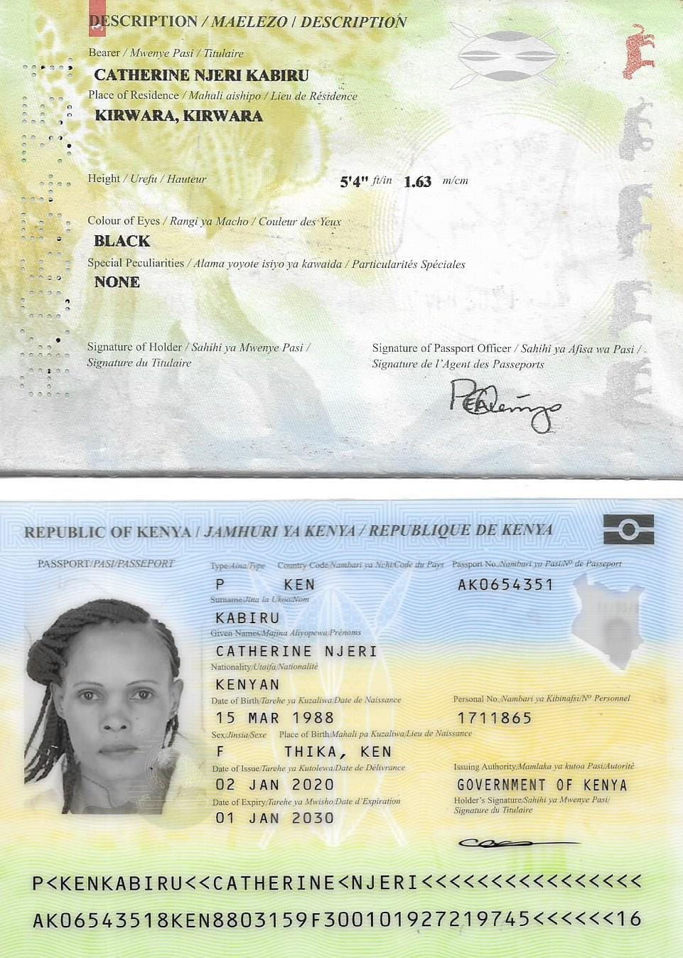 CATHERINE NJERI KABIRU